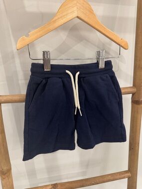 Mayoral Navy Kids Shorts with White Label Detail